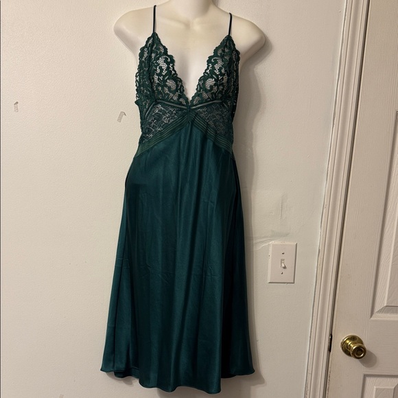 Victoria's Secret Teal Lace Chemise